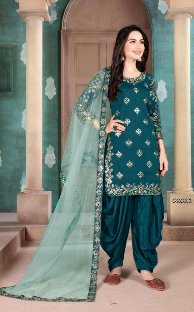Patidar P Style Vol-47 Cotton Designer Patiyala Dress Material Suit:  Textilecatalog