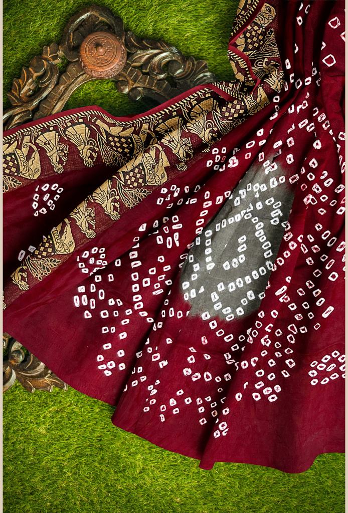LAFOI Vuitton Bandish Bandits Silk Traditional (Bandhani