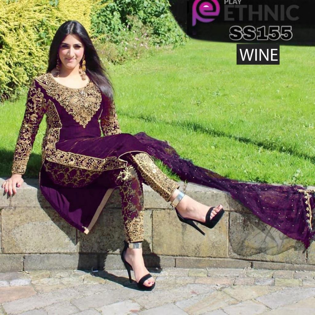 Wine Colour Suit Ladies Punjabi | traveldealsinsider.com