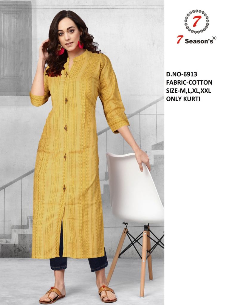 Buy Stylish Cotton Blend Kurtis Collection At Best Prices Online